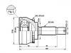 Gelenksatz, Antriebswelle CV Joint Kit:MR290409